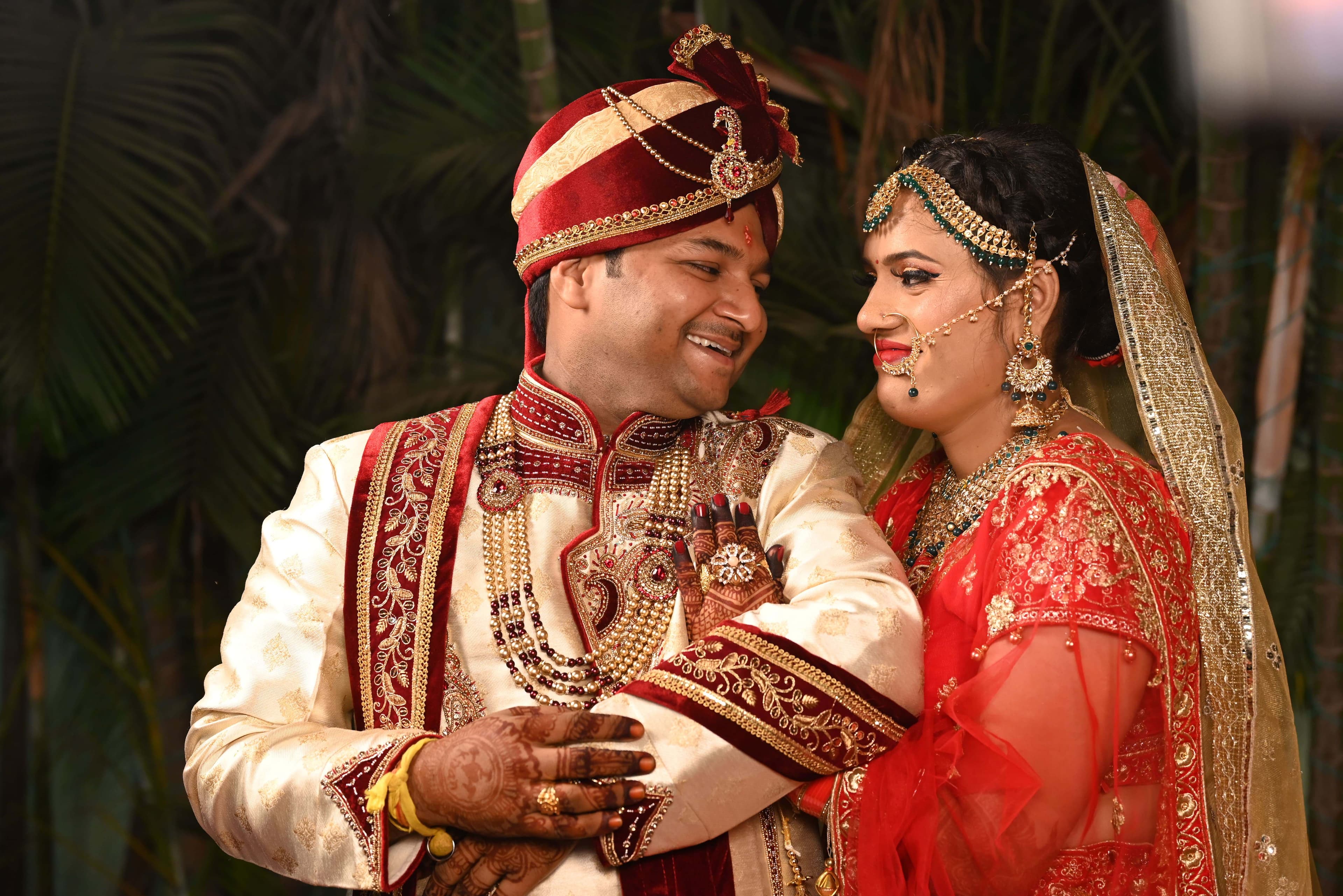 Wedding Photography - Bride and Groom sharing a laught together